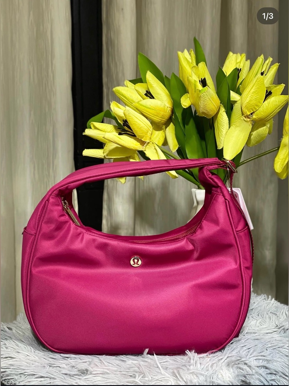 lululemon athletica Hot Pink Hobo Shoulder Bag